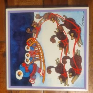 Barbara Lavallee Ceramic Trivet